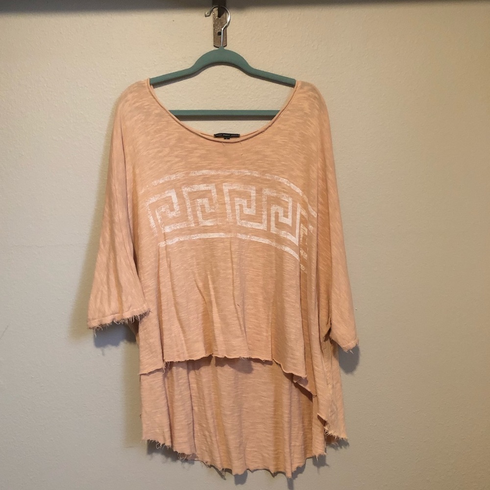 High/Low Linen Top